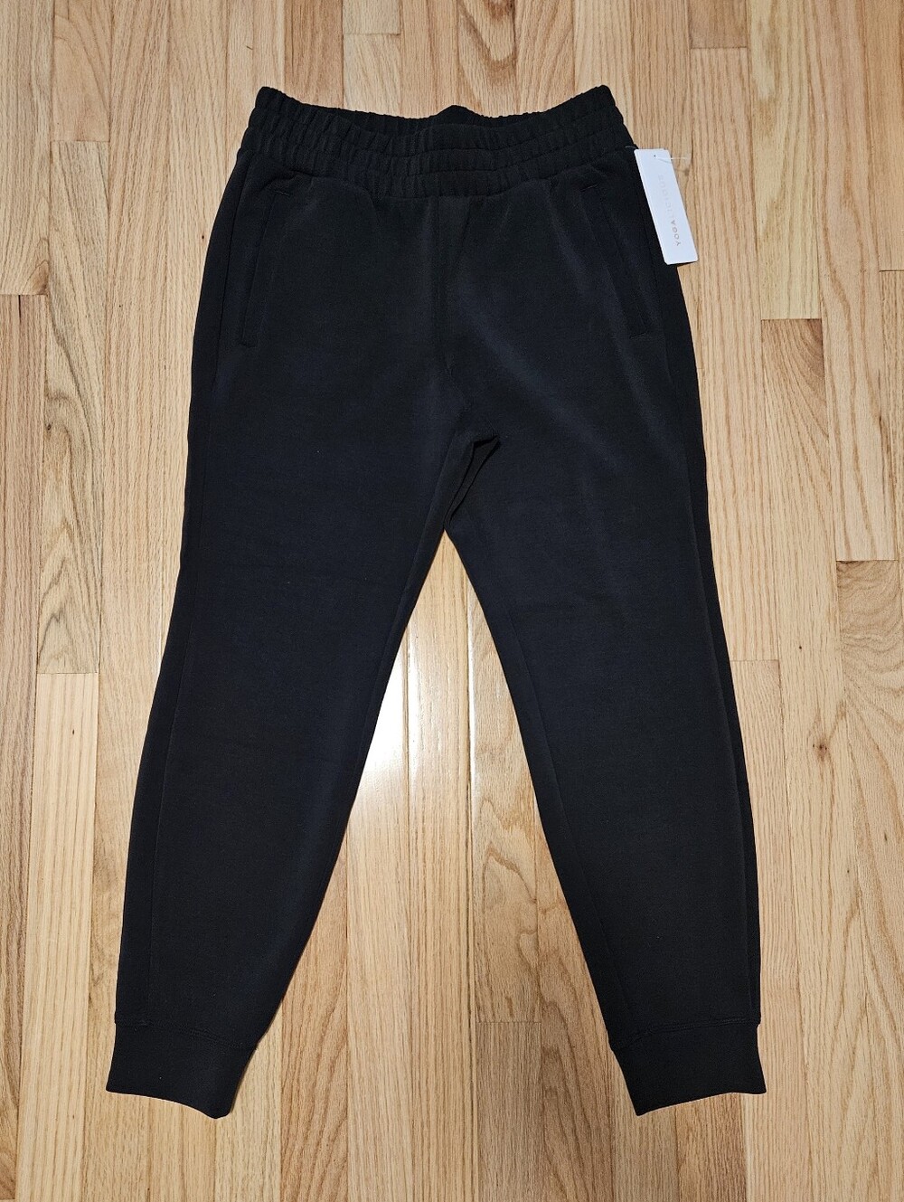 Yogalicious Women's Black Soft Cozy Jogger Pants Size Medium